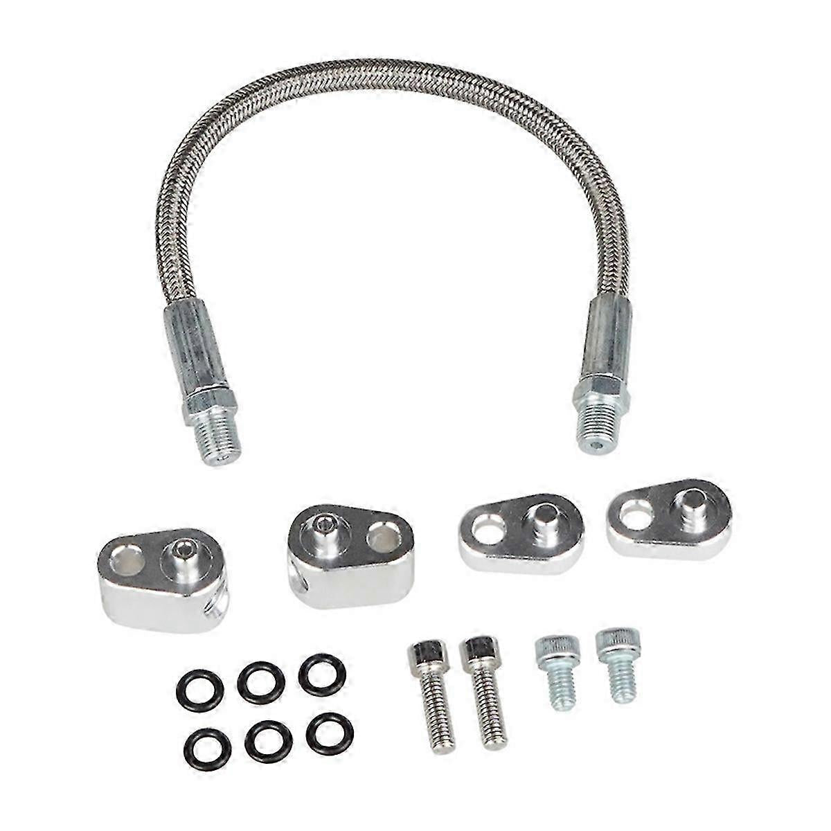 LS steam port kit (10 piece with braided line)