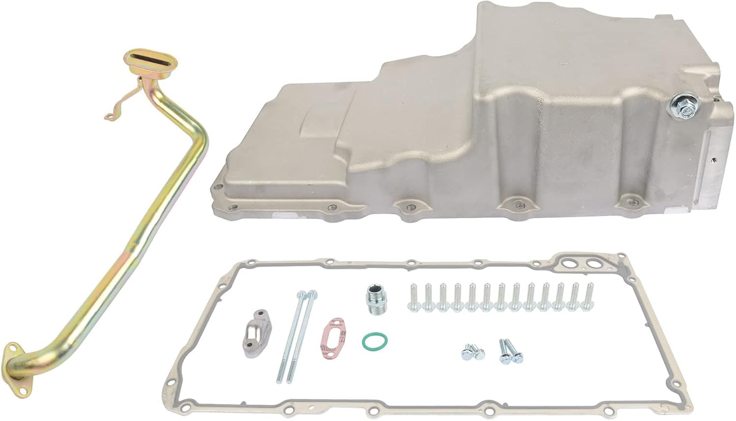 LS rear sump swap oil pan kit with pickup and gasket (302-2)