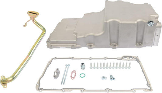 BDE LS rear sump swap oil pan kit with pickup and gasket (302-2)