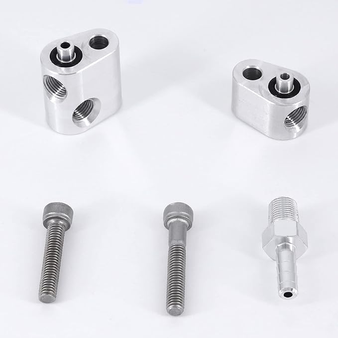 LS steam port kit (6 piece with braided line)