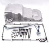 BDE LS rear sump swap oil pan kit with pickup and gasket with turbo oil drain provisions (302-3)