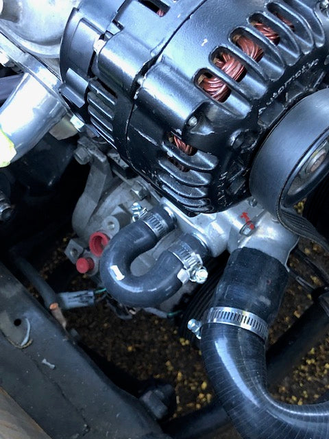 LS heater core bypass hose and clamps