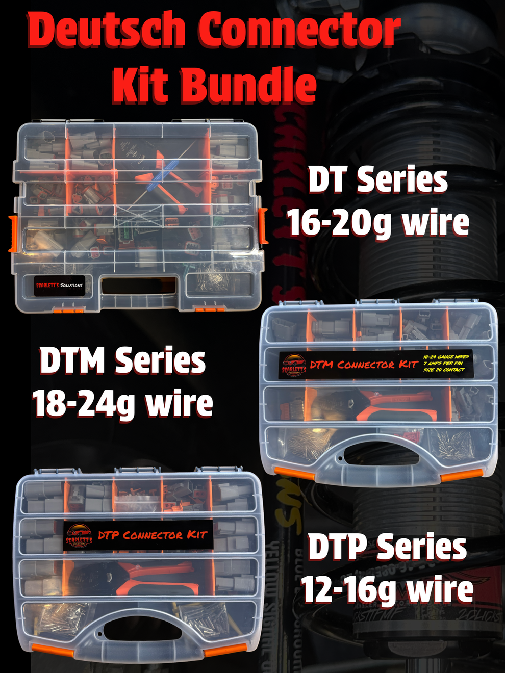 Scarlett's Solutions  Deutsch Connector Kit Bundle