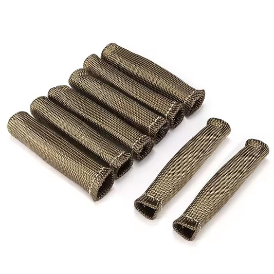 8pc Spark Plug Wire Boots Protector Heat Sleeve