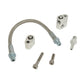 LS steam port kit (6 piece with braided line)